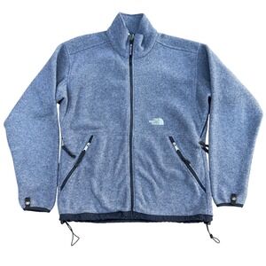 The North Face Fleece Jacket‎ Full Zip Mens Medium Gray Soft Outdoor Vintage